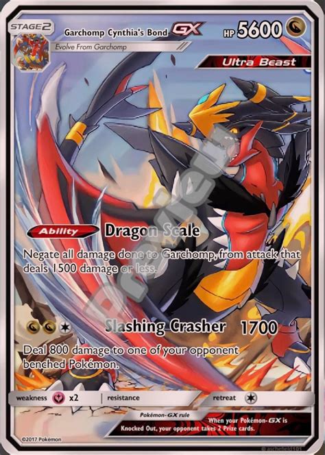 cynthia's Garchomp card